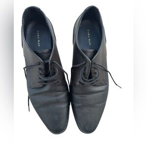 Zara Men's Elegant Black Leather Shoes